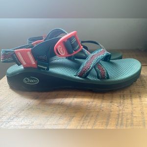 Chaco Womens Z/Cloud Tri Opal Walking Sandals Size 10